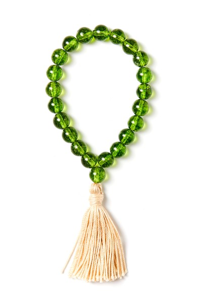 Peridot Mala 21 Szemes